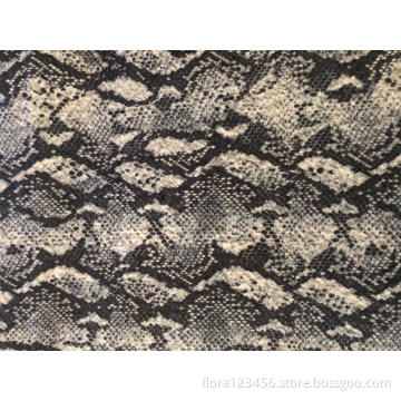 BRUSH PRINT KNIT FABRIC
